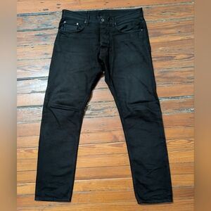 Railcar Fine Goods spikes X111 13.5 Oz Double Black Selvedge denim jeans 38x32